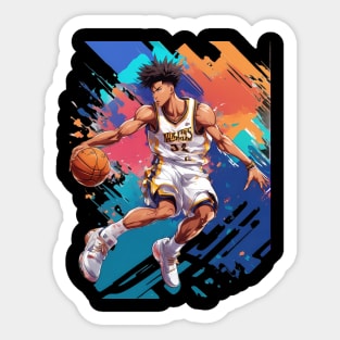 basketball stand Sticker